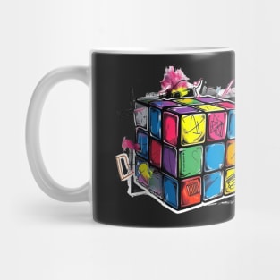 Gritty Rubik's Cube Mug